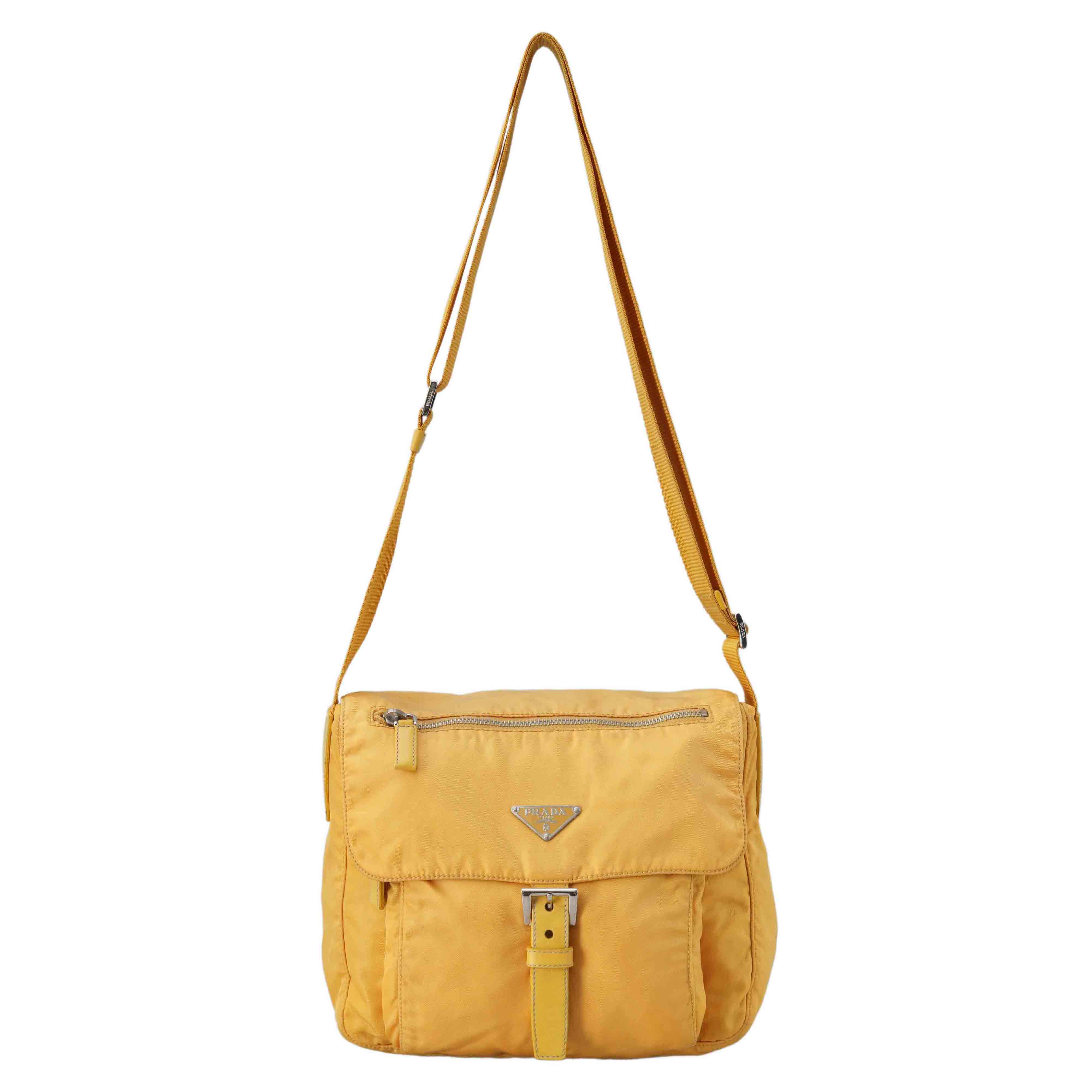 PRADA(USED)프라다 패브릭 숄더백